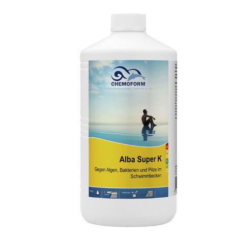 Chemoform Alba Super K 1 l Algenex gegen Algen Bakterien und Pilze für Pools und Whirlpools
