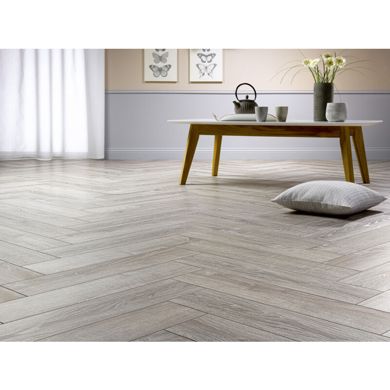 Eiffel Art Construction - chene sardaigne - Parquet stratifié baton rompu 12 mm