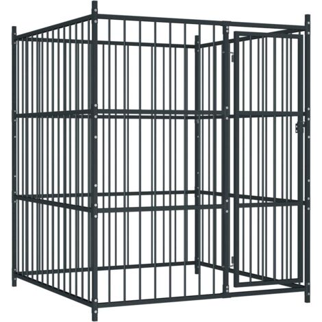 Chenil extérieur cage enclos parc animaux chien d'extérieur pour chiens 185 cm
