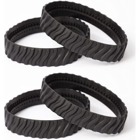 Chenilles de rechange R0526100 compatibles avec les pneus de nettoyeur de piscine Zodiac MX8 Elite, MX6 Elite, MX8 et Mx6 (4 pièces)