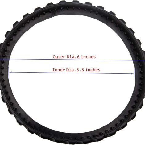 Chenilles en Caoutchouc de Rempla­ce­ment R0526100 – Compatible Zodiac MX8 Elite, MX6 Elite, MX8, MX6 – Traction Améliorée