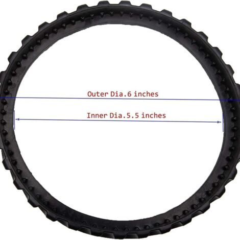 Chenilles en Caoutchouc de Rempla­ce­ment R0526100 – Compatible Zodiac MX8 Elite, MX6 Elite, MX8, MX6 – Traction Améliorée