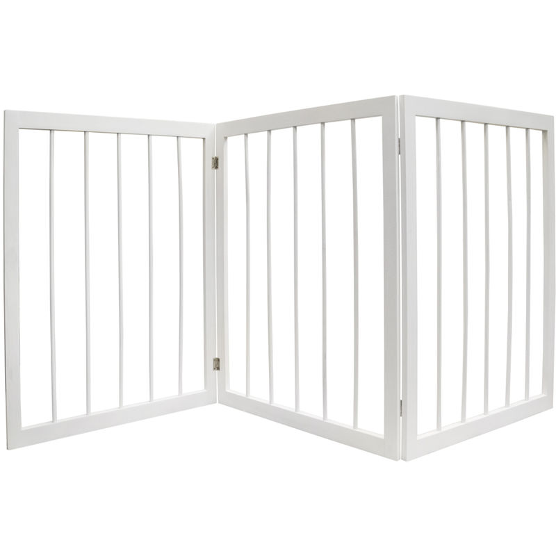 Watsons - CHERISH - 3 Section Wooden Solid Wood Folding Pet Gate - White