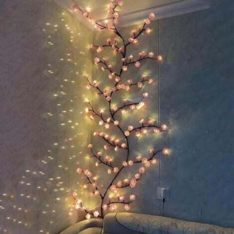 Image of Cherry blossom shaped LED light branch&hellip;