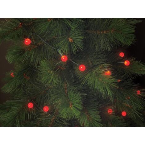 CHERRY LIGHT LED - 12 M - 120 LAMPES ROUGES - FIL VERT - 24 V VELLEMAN CHL-12-24V-R