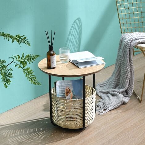 Cherry Tree Furniture Side Table With Woven Storage Basket Rf 6619 - Cherry Tree Furniture Coffee Table Cherry Tree Furniture Side Table With Woven Storage Basket Rf 6619 - Cherry Tree Furniture Coffee Table