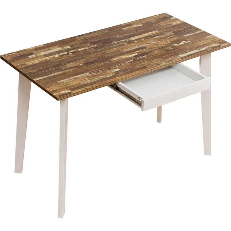 Cherry Tree Furniture Wood Computer Desk Table With Drawer And