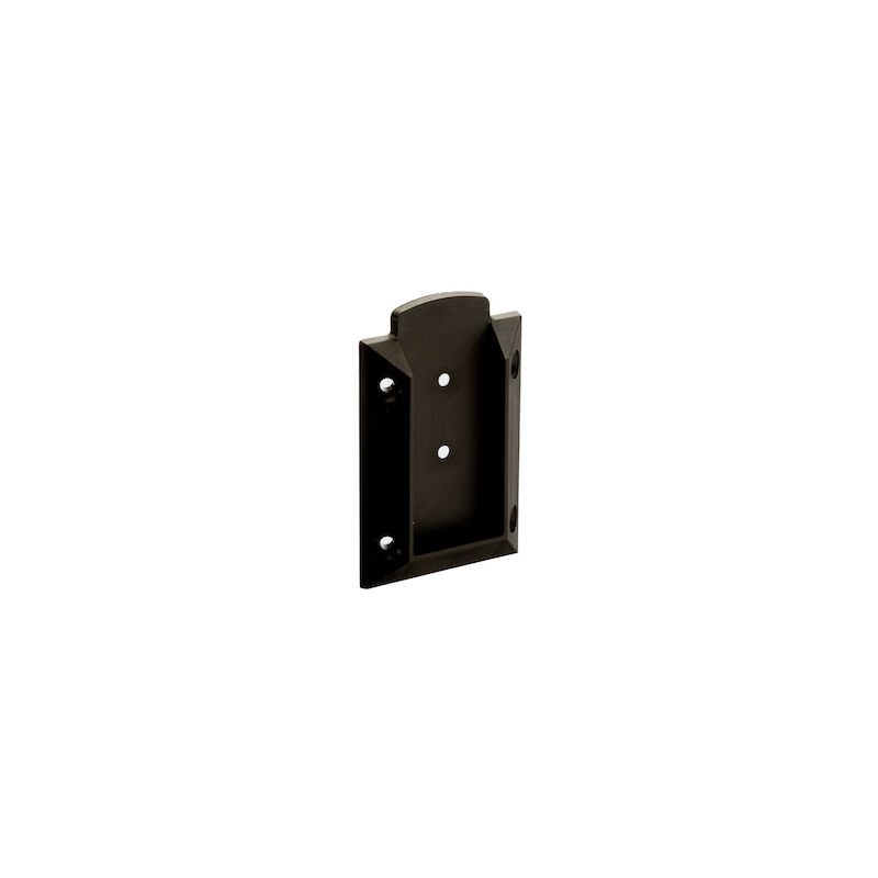 Cheshire Mouldings - Easy-Fix Mounting Bracket Black for Decking Rails - 36mm (2 Pack)