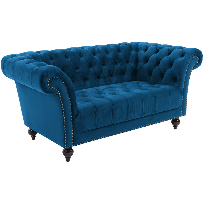 Image of Chester 2 Seater Sofa Midnight Blue