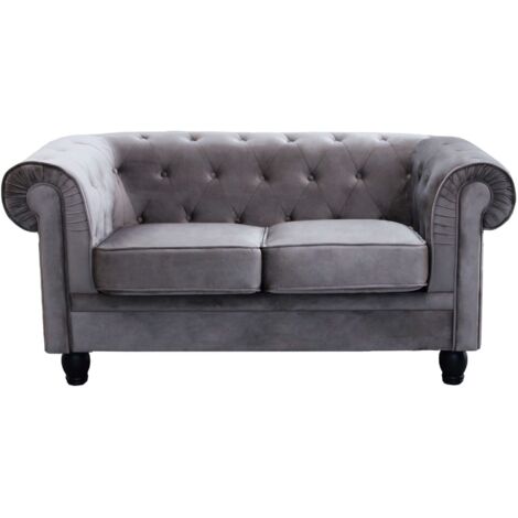 CHESTERFIELD - divano vintage in velluto
