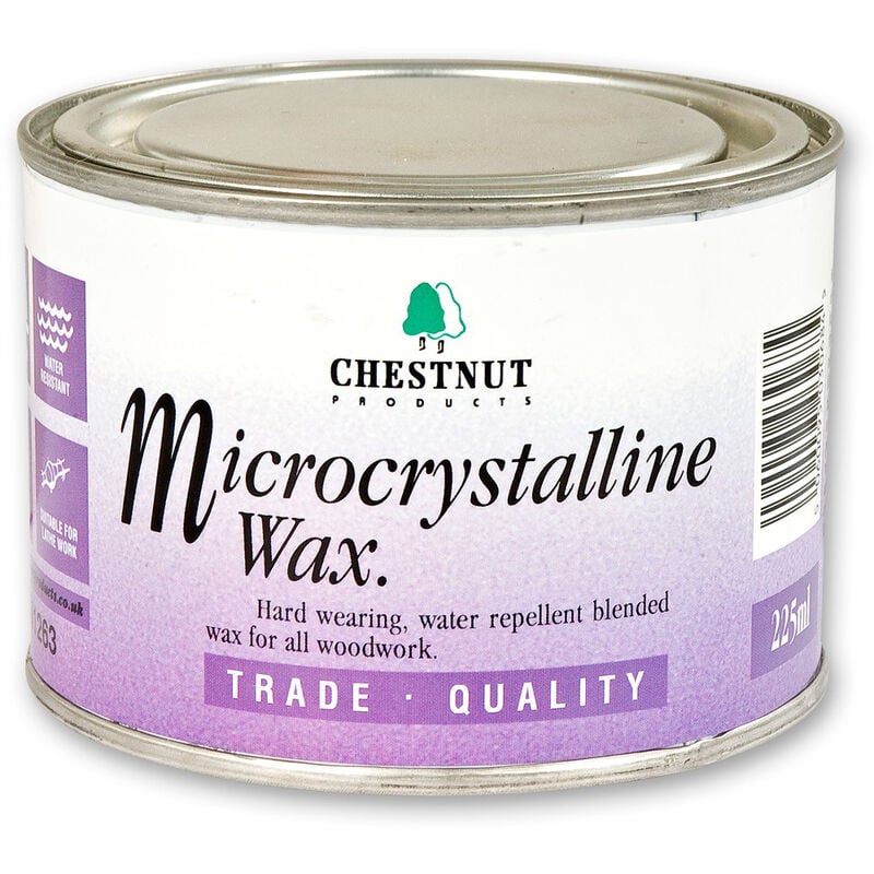 Charnwood - chestnut products MW225 Microcrystalline Wood Finishing Wax 225ml