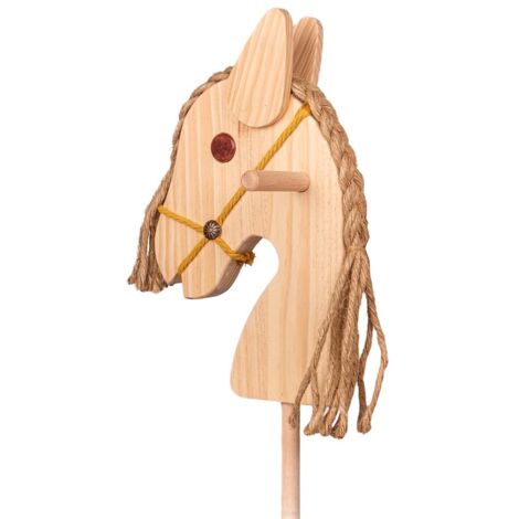 Cheval avec manche en bois Caballo