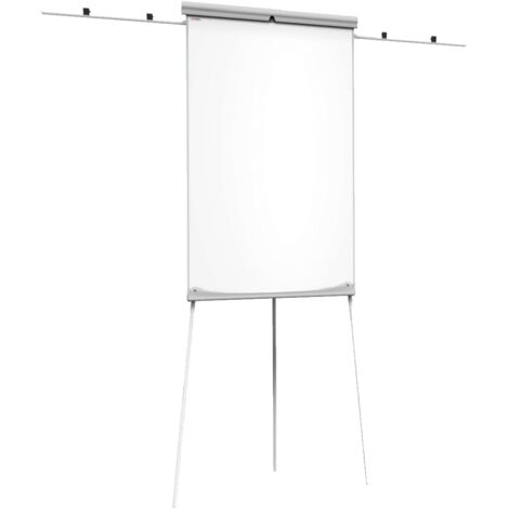 Chevalet de Conférence 100x70cm avec Bras Latéraux sur Trépied, Hauteur Réglable