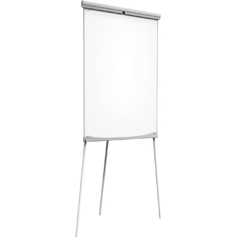 Chevalet de Conférence 100x70cm sur Trépied, Hauteur Réglable, Tableau Blanc Magnétique Effaçable à