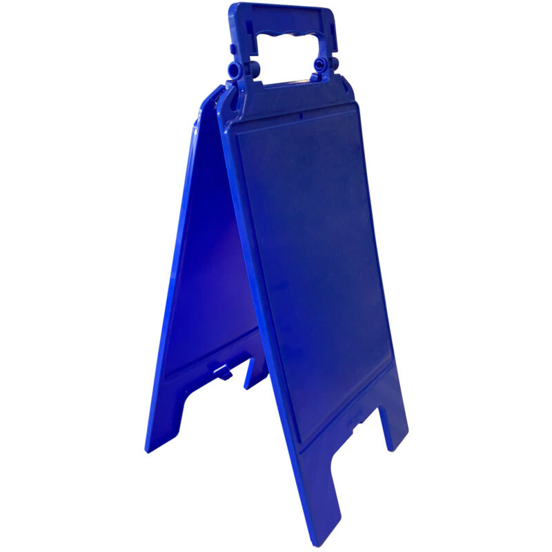 Chevalet signalisation obligation, obligatoire - Chevalet bleu vierge