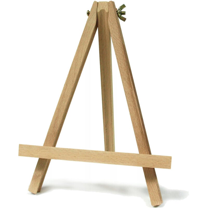 Chevalet en bois Phoenix 18x19x24 cm, pliable, solide, studio extérieur