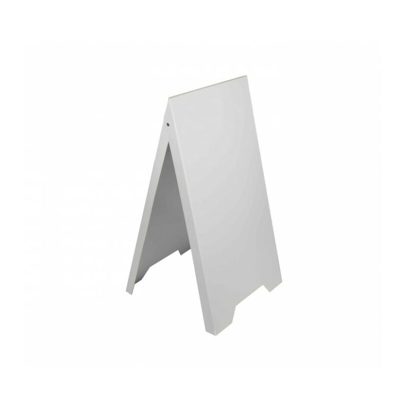 Chevalet stop trottoir plastique blanc dimensions 100 x 55 cm - Fabrication Française