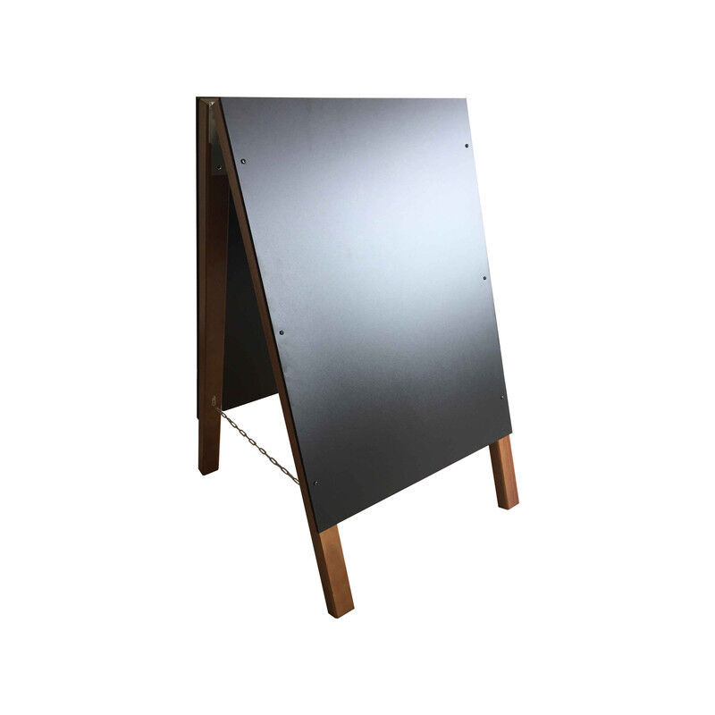 Chevalet stop trottoir Urban couleur chêne dimensions 100 x 60 cm - Fabrication française