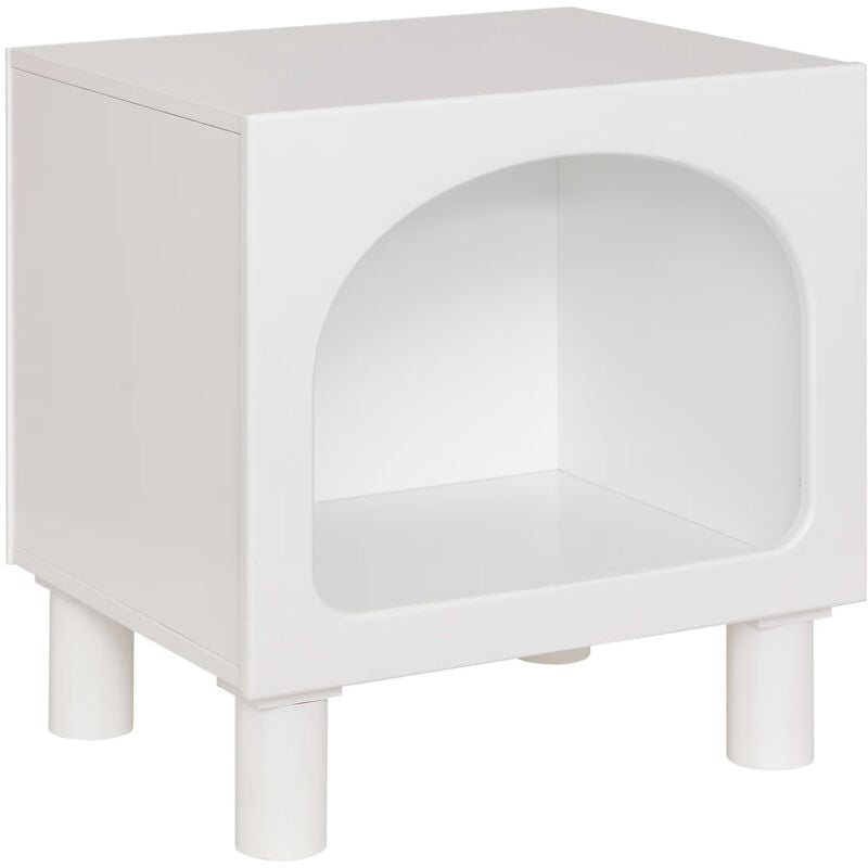 Atmosphera - Table De Chevet 1 Niche Tara Blanche For Kids