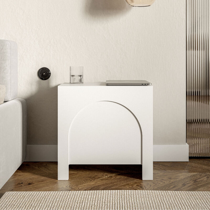 M&s - Chevet 1 porte 50x35x49 cm blanc - ark