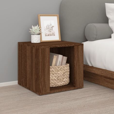 Chevet Commode de nuit - Table d'appoint - Chêne marron 41x40x36 cm Bois d'ingénierie Chic-792098
