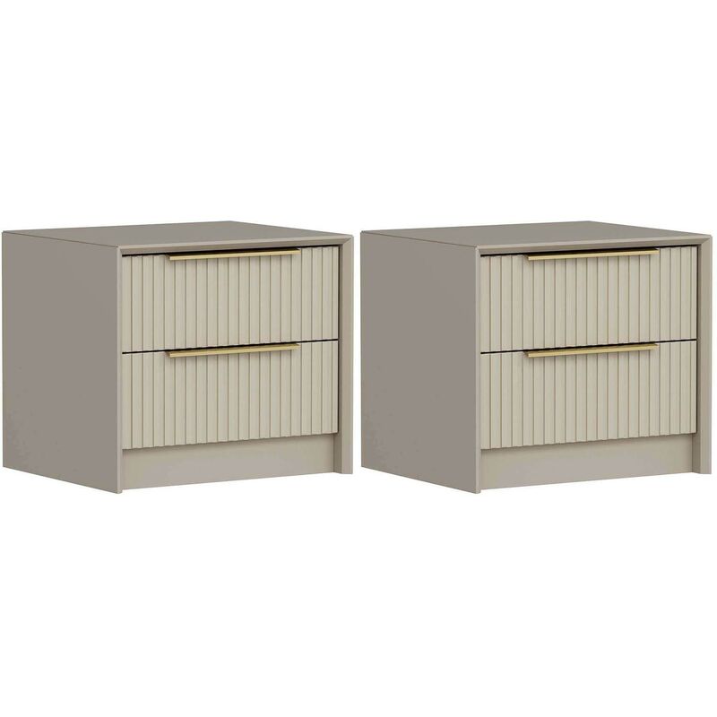 Chevet en aggloméré Kale (Lot de 2)