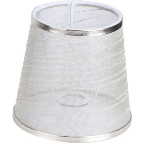 Chevet Mini Abat-Jour Transparent Lustre Lampe en Tissu Applique Murale de Bureau Remplacement Coque Couverture