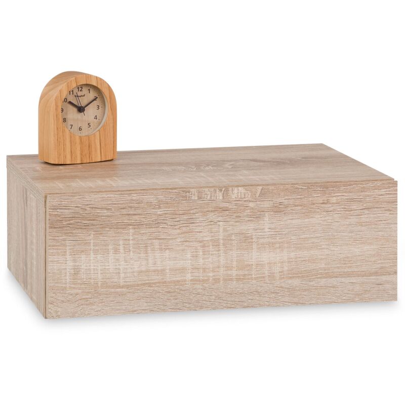 Chevet suspendu oceane, en bois décor chêne sonoma