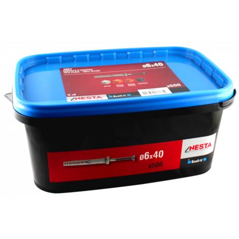 CHEVILLE A FRAPPER NESTA 6 x 40 (seau de 500 pièces)
