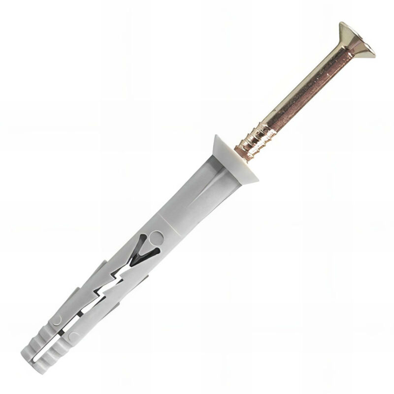 200 chevilles à frapper nylon multi-matériaux, clou tête fraisée, Inox A4 - 5 x 27 mm