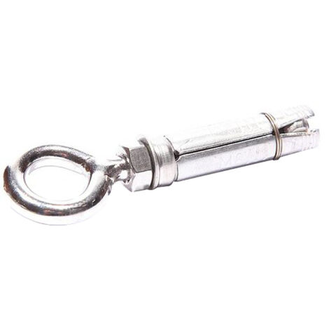 Cheville à œil pour béton et pierre en inox – Longueur 15 cm – Fixation murale durable – Charge maximale 100 kg – Nesling