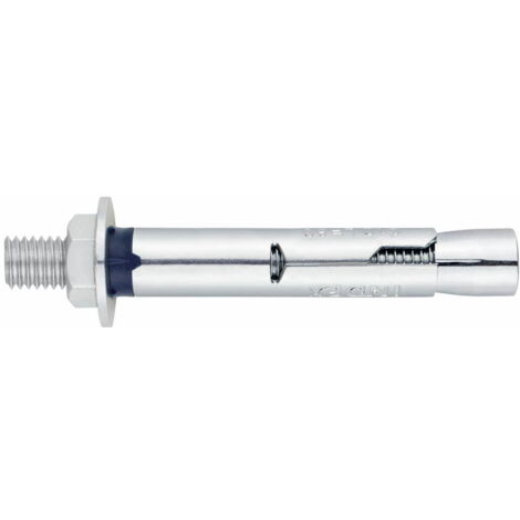 Cheville anti-rotation pour charges moyennes - Tige filetée - Zingué M6 x 45 Ø8 - Boite de 200