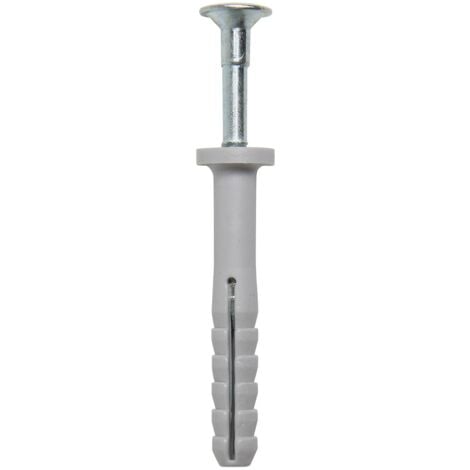 Cheville clous vis à frapper Semin 6 x 40 mm - boite de 200