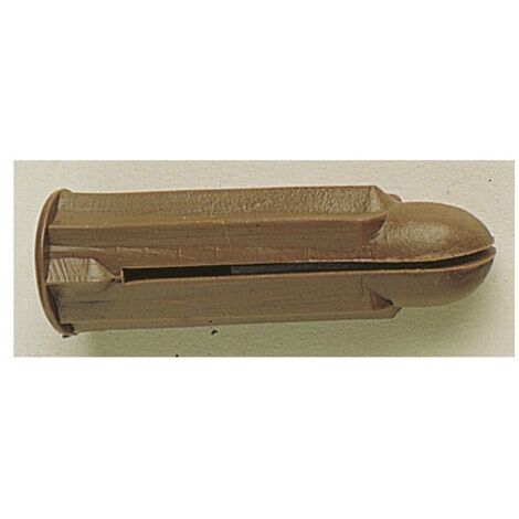 Cheville Crampon Diam 8mm  Pour Vis  4/7mm 15 Pièces Marron