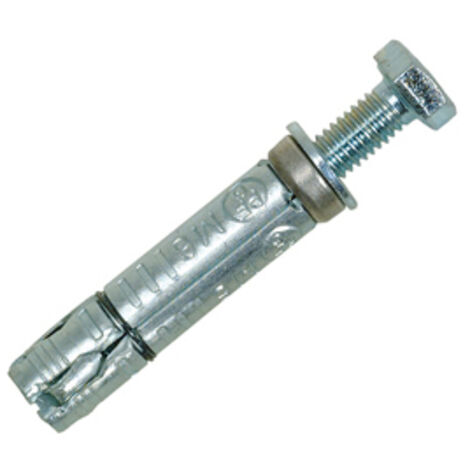Cheville d'expansion filetée avec vis + rondelle acier M8x20 Boite de 50 - SCELL-IT - TAC0820