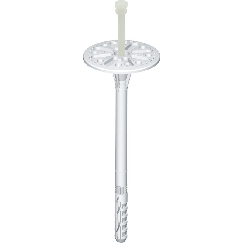 Cheville d'isolation à frapper avec clou plastique - faible profondeur ancrage 10 x 140 - Boîte de 200