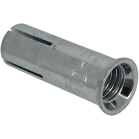 cheville douille - a frapper - 6 x 25 mm - lot de 50 - bizline 720145