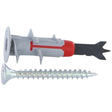 Cheville DUOBLADE FISCHER Avec Vis 4.5X40-10 pièces