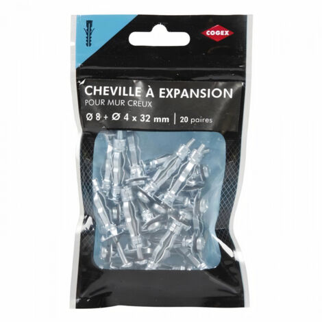 CHEVILLE EXP METAL D.8X32 20P COGEX 85234