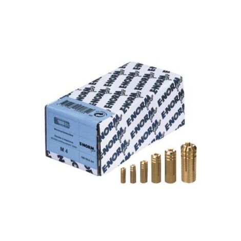 Cheville laiton MS M 6 E-NORMpro (Par 100)