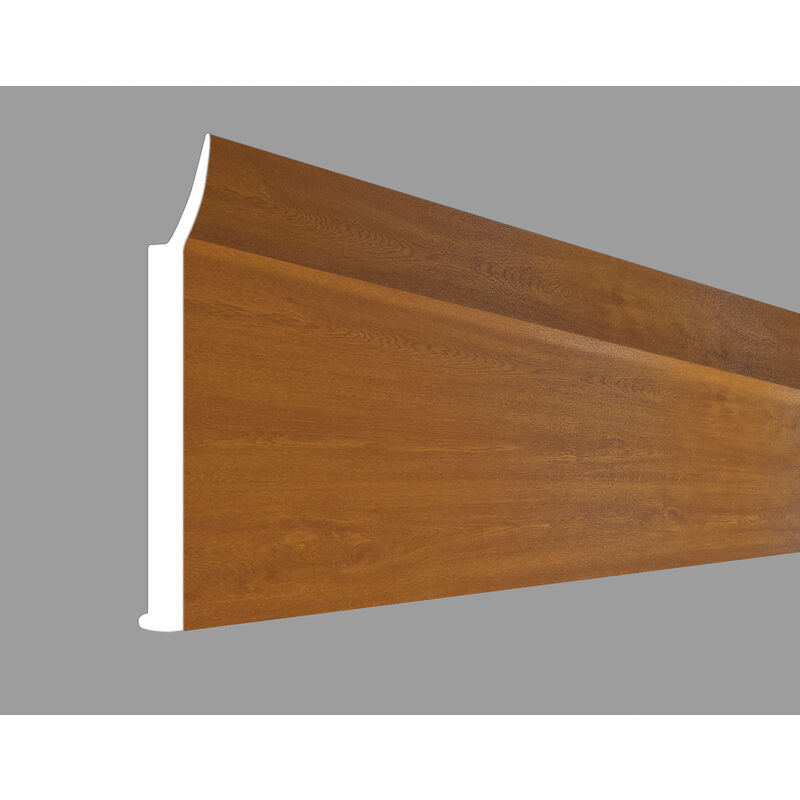 Plat de finition pvc 30 x 3 mm, autocollant avec joint, longueur 220 cm, couleur : golden oak
