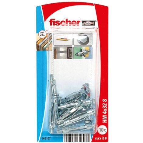 Cheville Metallique Corps Creux Hm 4x32 Mm - 10 Pièces - Fischer