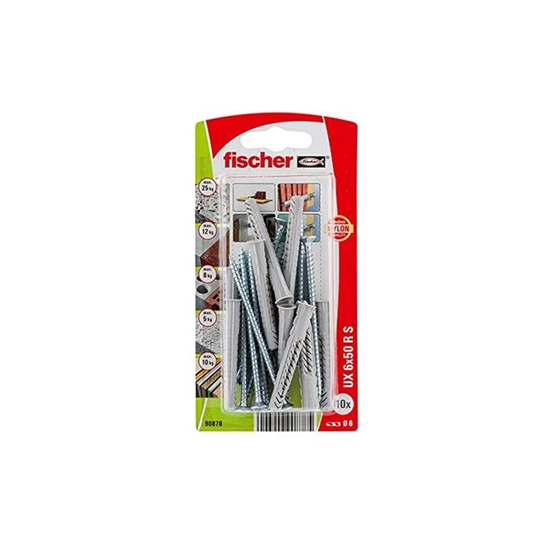 Cheville multimat ux 6X50 r SBLIST/10 Fischer fixations 90878