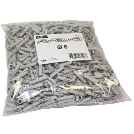CHEVILLE PLASTIQUE POUR MATERIAUX CREUX