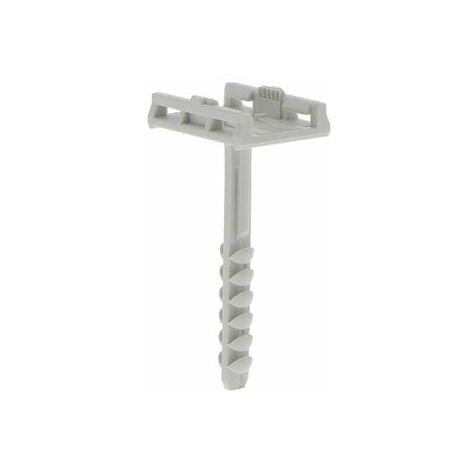 cheville support pour collier inter-connectable - 6 x 25 mm - boite de 100 - bizline 300460