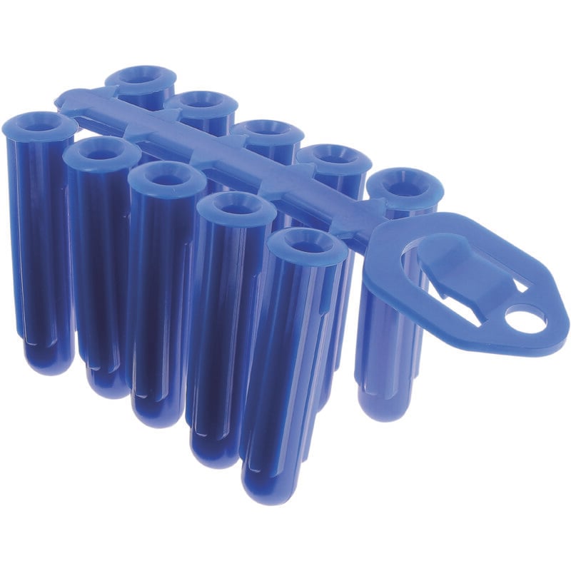 Cheville universelle - en grappe - 10 x 50 - bleue - boite de 80 Bizline 720112