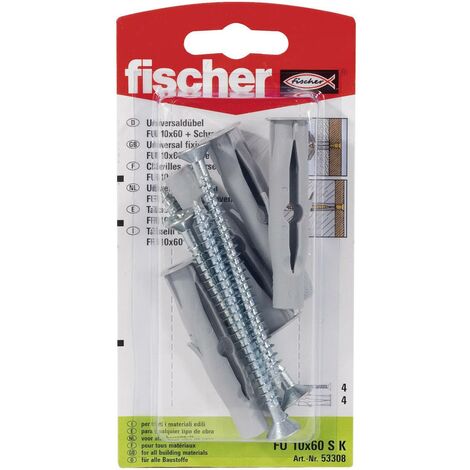 Cheville universelle FU avec vis 6x35 SK C02208