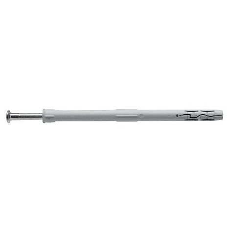Chevilles à frapper clous vis TURBO Nylon Ø10mm long 140mm clou vis tête fraisée zingué blanc 6x155 boîte de 25 pièces - G&B FISSAGGI