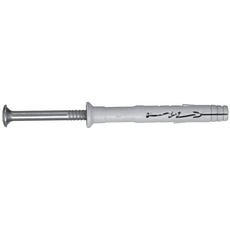 Chevilles à frapper nylon Spit Hit tête fraisée 6x52 en boîte de 100 Spit