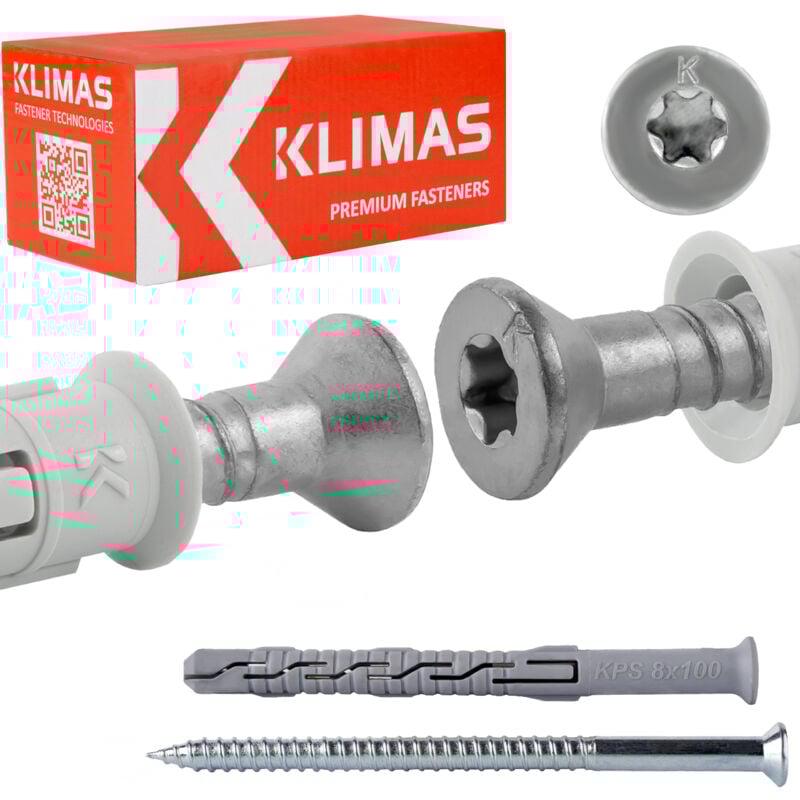 Chevilles d'extension de cadre en S KPS-FAST-08100S